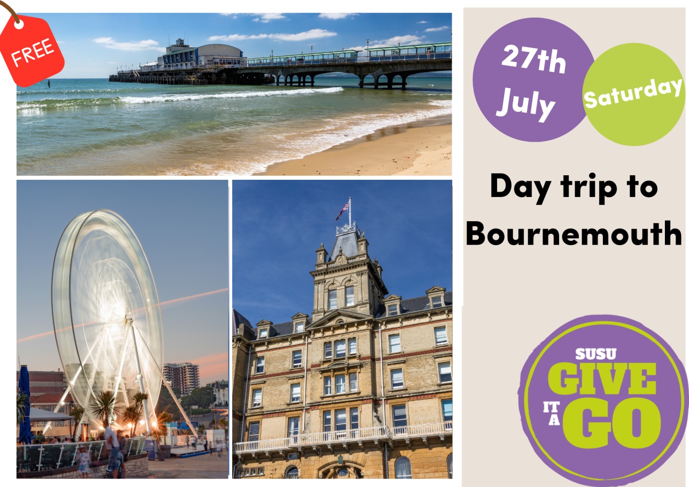 GIAG Come N Go: Day Trip to Bournemouth